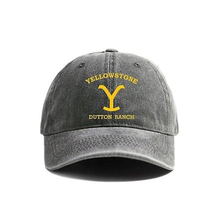 Yellowstone National Park Baseball Caps Distressed Hats Cap Men Women Retro Outdoor Summer Adjustable Yellowstone Hats Mz-294 [DB]