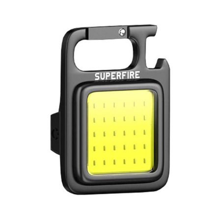 Superfire MX16 ficklampa, 600 lm, 500 mAh, USB-C, 4 lägen