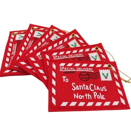 10 paket julbrevskuvert för julgranshängande prydnad