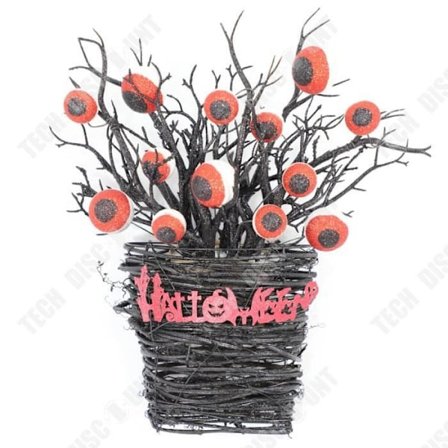 Ljusgirland - TD - Halloween - 38x32x13cm - 30 LED-lampor - Spöksdekoration