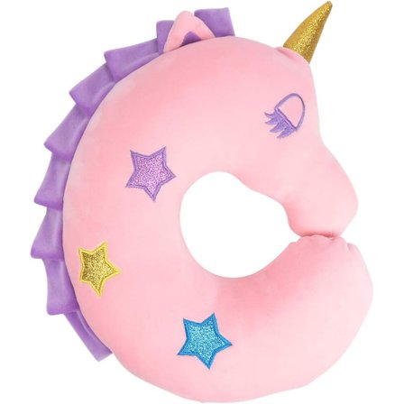 Reisepute for barn, Unicorn Kids nakkepute for reiser, Nakkestøttepute for fly, bil, hjem, kontor