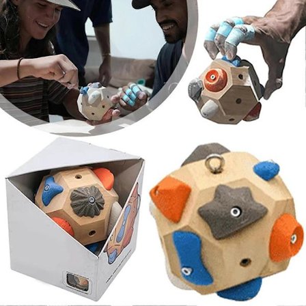 Håndlagde Boulders Block - Fingerstyrke Fokusball for Klatring, Greptrener for Friluftsentusiaster, Klatrere og Gaveideer