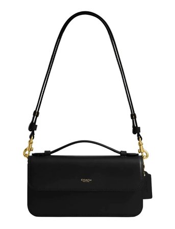 Coach Elora Top Handle Crossbody Bag - Black - ONE SIZE
