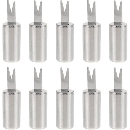 10 stk Maiskolbeholdere i rustfritt stål Maiskolbespyd Fruktmatgafler Maiskolbegaffel