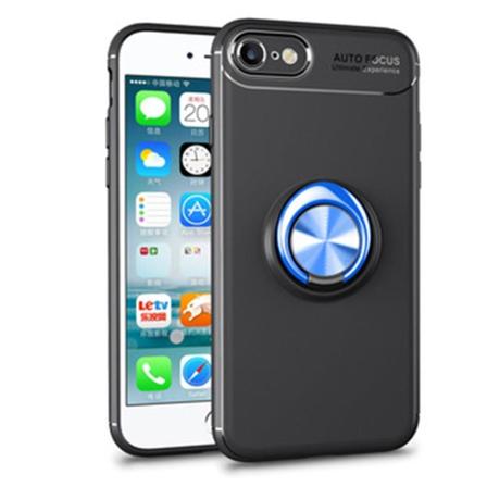 Skal med Ringhållare - iPhone 8 Svart/Blå