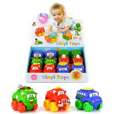Leksaker Robetoy Cars Bilar Mjuka Vinyl Soft 9cm Välj Rest 2 Grön