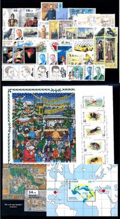 Belgien - Årgang 1996 - Postfrisk