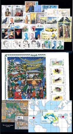 Belgien - Årgang 1996 - Postfrisk