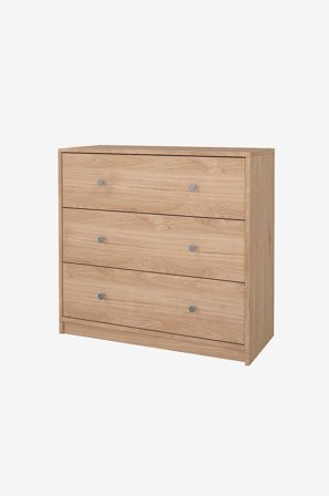 Tvilum - May kommode 3 skuffer - Brun - Kommoder - Fra Homeroom