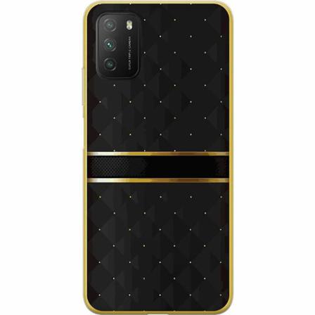 Xiaomi Poco M3 Mjukt Skal - Golden Stripes
