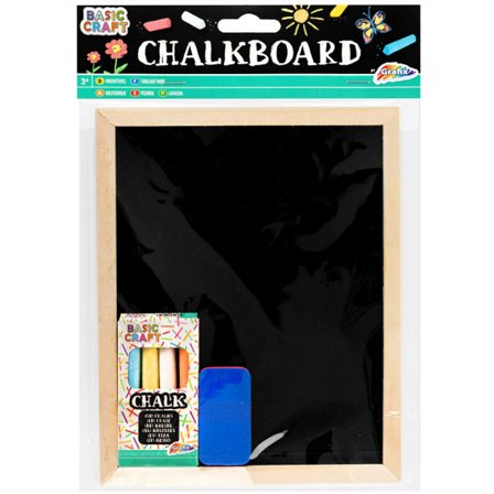 Grafix Chalkboard 20x16cm + Chalks & Eraser