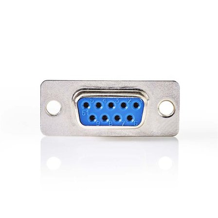 Nedis D-Sub 9-polig hona för chassimontering