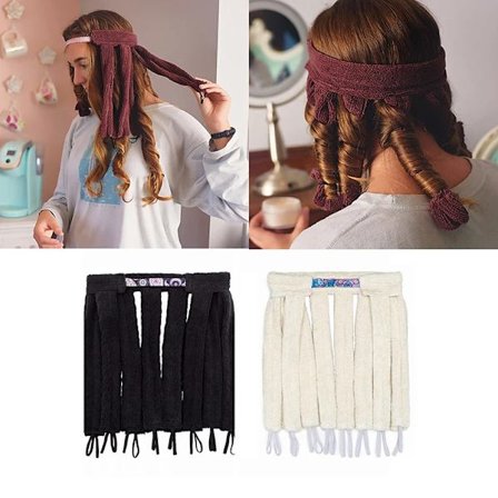 Heatless Hair Curling Rod Headband Lazy Hair Curler Hair Rollers Sleeping Curls Soft Wave Formers No Heat Hair Curler