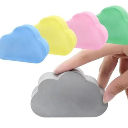 moln svamp PVA kreativ absorberande svamp trasa anti-skala kök diskbänk rengöringsborste med slumpmässiga färger