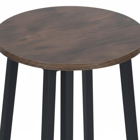 Barstolar set om 2, MDF-sits, metallram