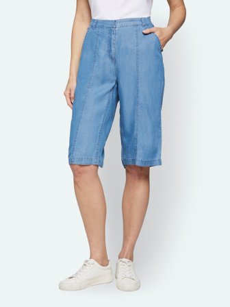 SIGNATURE - Denim Shorts - Lys Blå