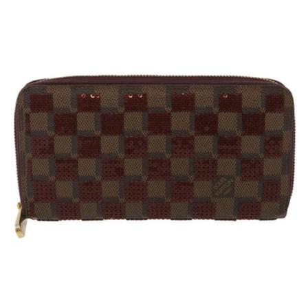 Louis Vuitton Vintage, Pre-owned Canvas Wallet Bruin, Dames, Maat:ONE Size