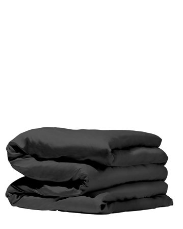 Hairlust Silky Bamboo Duvet Cover Jet Black 150 x 210 cm, Tøj & Bolig, Sengetøj, Sengesæt