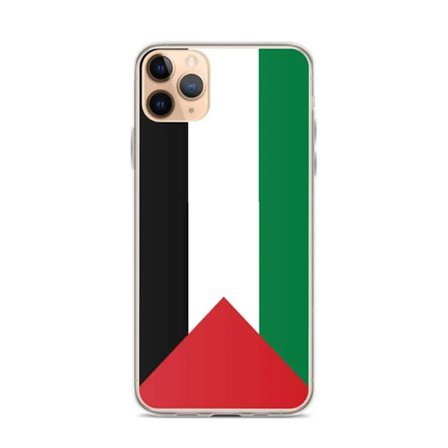 iPhone-skal - Palæstina - Flag - Fleksibel - Multifarvet - Transparent TPU