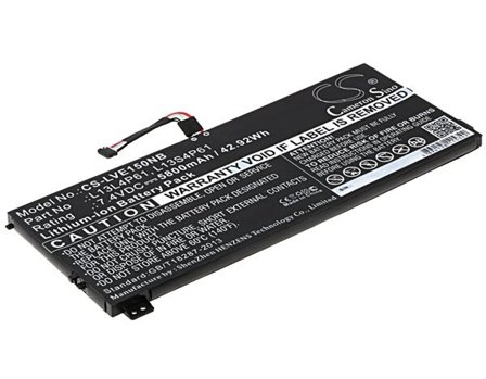 Batteri till Notebook, Bärbar dator för Lenovo Edge 15, Edge 15 80H1, Flex 2 Pro-15 m.fl.