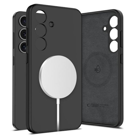 Tech-Protect Mobilskal till Galaxy S25 Magsafe Liquid Silikon - Svart