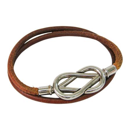 Hermès Vintage, Bracelets Bruin, Dames, Maat:ONE Size