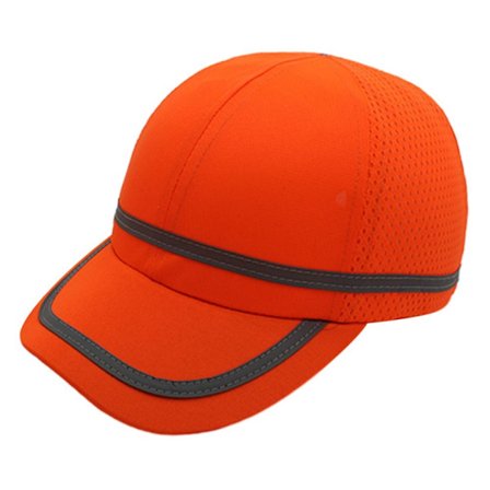 Sikkerhedshjelm baseballkasket ORANGE ORANGE