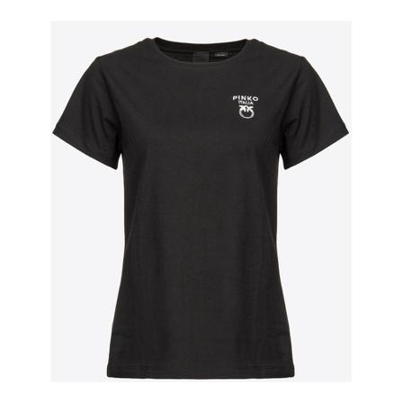 Pinko, T-shirt Czarny, Kobieta, Rozmiar: L