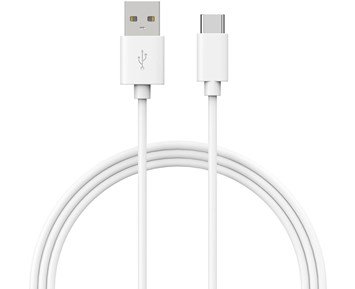 Andersson USB-A - USB-C 3A 60W White 1m - Rask USB-C kabel med hurtiglading og overføring