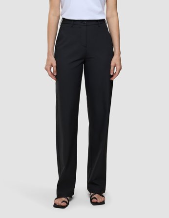 Shaping New Tomorrow - Dame - Straight Essential Women Pants - Black - Størrelse 30/34