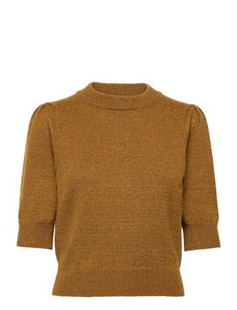 Slriva Fitted Pullover Ss Pullover Kakigrønn Soaked In Luxury