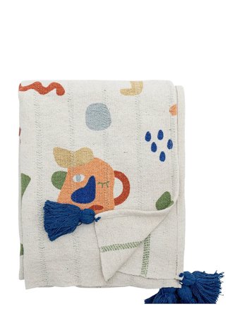 Bloomingville Sylvie Throw - Multi/patterned - 160X130CM