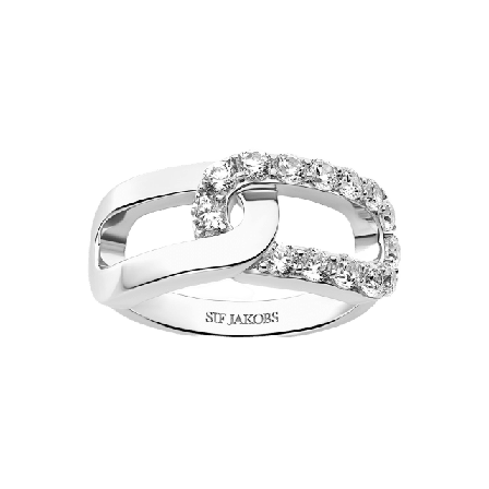 Sif Jakobs Jewellery Ring Capizzi Due Ringar Dam Silver 60