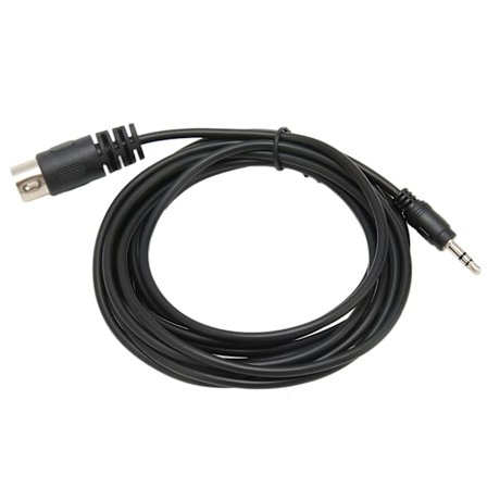 7-polet DIN han til DC 3,5 mm han-kabel udskiftning stereo MIDI DIN 7-polet til 3,5 mm lyd- og videokabel 9,8 fod