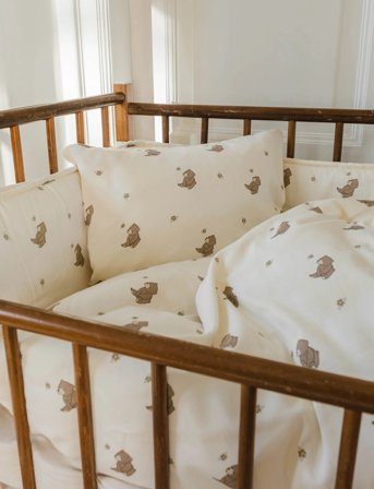 That's Mine Lotus Bed Bumper - Beige - 180X30X2