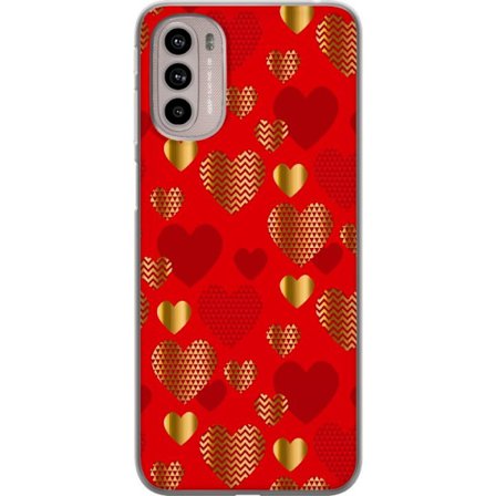 Yhteensopiva Puhelinkuori Motorola Motorola Moto G41 GoldenHearts