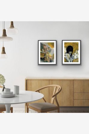 Karolina Palmér - Konstpaket sett om två Livsenergi - Flerfärgad - Posters - Från Homeroom