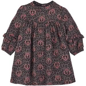Kids - IKKS Black Printed Dress 6 Months - Dresses - 6 months - Black - Mädchen
