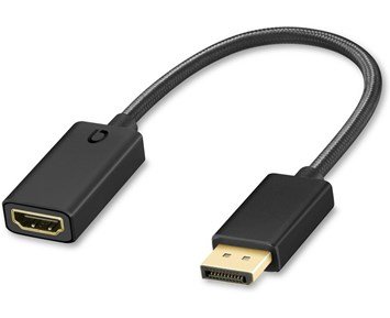Andersson DP-HDMI - Adapter 4k Active 0,25M Black - DisplayPort till HDMI-adapter (4K)