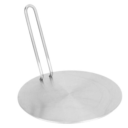 Induktiokuumennuslevyn L mp ohjauslevy Ruostumattomasta Ter ksest Valmistettu Liesi L mp k nt j levy Hopea 20X20CM Silver 20X20CM
