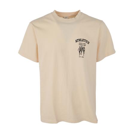 Sporty & Rich, T-Shirts Beige, Heren, Maat:XL