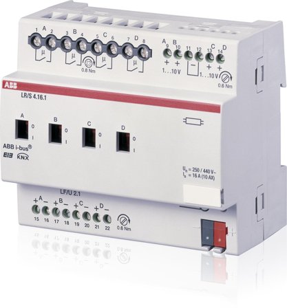 ABB 2CDG110088R0011 Aktuator 1–10 V, med lyssensorinngang KNX, Elfordeling & strømforsyning