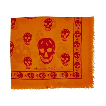 Alexander McQueen, Scarves Oranje, Dames, Maat:ONE Size