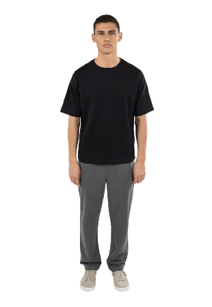 Ciszere Noel Jacquard T-shirt T-shirts Herr Svart S