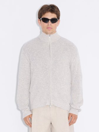 Holzweiler Atlantic Zip Cardigan - Blue mix - Men's - M
