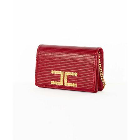 Elisabetta Franchi Tas , Rood , Dames , Maat: ONE Size Schoudertassen