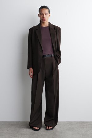 COS Women's Slim Lightweight T-Shirt in Red