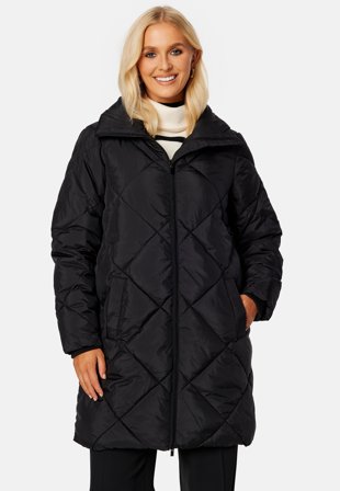 VILA Adaya New Quilt Jacket Black Klær