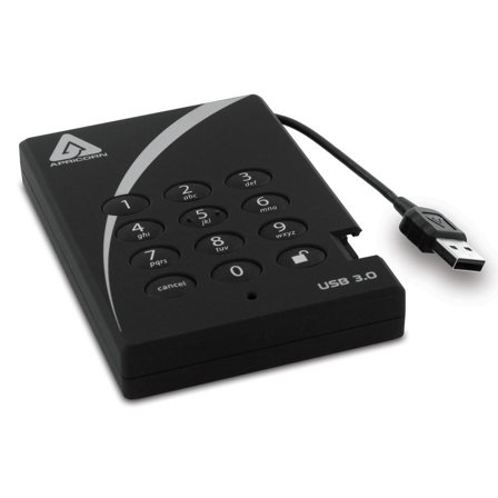 APRICORN Aegis Padlock 3.0 A25-3PL256-500 - harddisk - 500 GB - USB 3.0