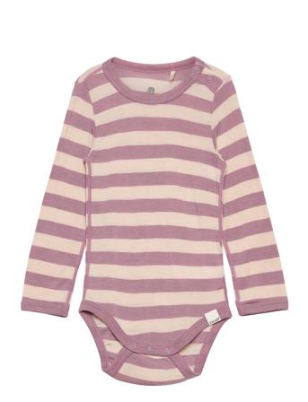 Body Ls - Yd Stripe Purple CeLaVi